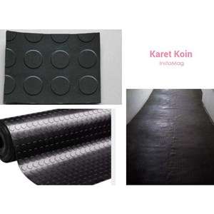 karpet karet meteran ruang fitness / sunter - jakarta utara