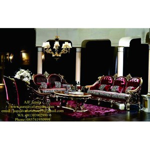 kursi tamu sofa set ukiran jepara|kursi tamu jepara|mebel jepara|ajf-3