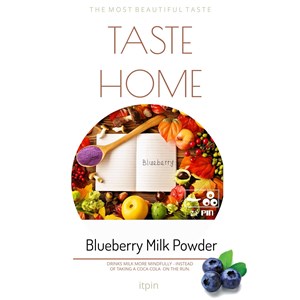 blueberry milk powder / minuman bubuk rasa blueberry #itpin