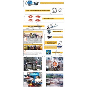 cold cutting and beveling / bolt tightening
