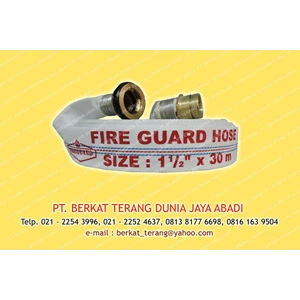fire hose size 1,5 x 30 meter merk fireguard
