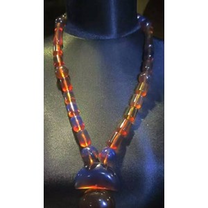 nackles of amber - natural - kalung wanita - 25 to 30 beads-2