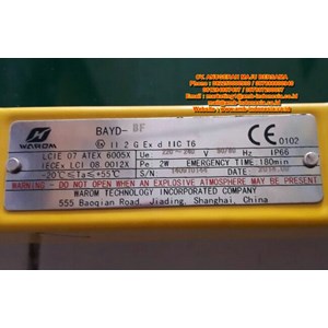 lampu led emergency ex proof warom bayd exit signal -2