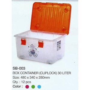 box container ( cliplock ) bening + putih taiwan-4