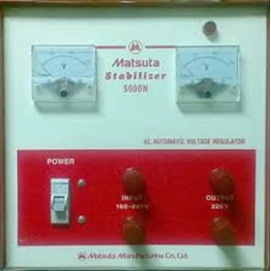 stabilizer 7, 5 kva 1 phase 30 ampere matsuta