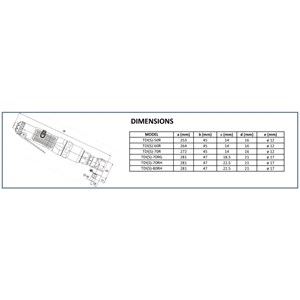 dupas impulse tools angle square type-2