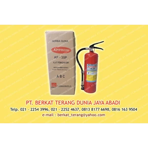 fire extinguisher kap 3,5 kg abc dry powder merk appron