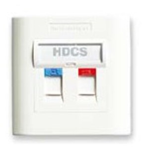 faceplate rosenberger 2-port rj45