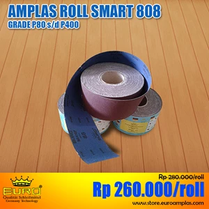 amplas roll / amplas gulung type smart 808 p80 s/d p400 euro original-1