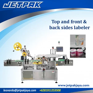 top, front and back labeling machine