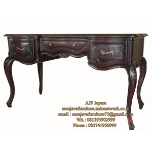 meja condole laci | meja duco ukir | jepara furniture | mebel jepara-2