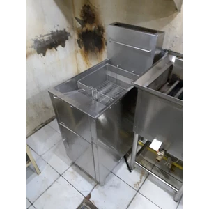 stainless standing fryer w/ thermostart-4