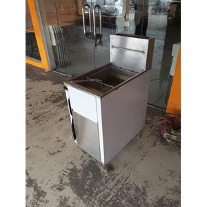 stainless standing fryer w/ thermostart-2