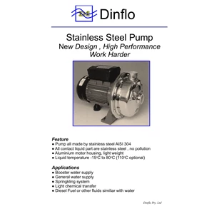 dinflo stainless steel pump dfcs-3