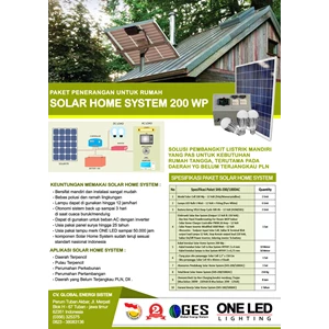 paket plts solar home system 200 wp - 220 volt-1
