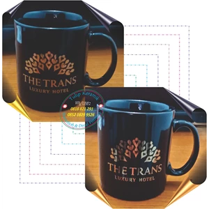 mug keramik dua warna / mug merchandise murah-7
