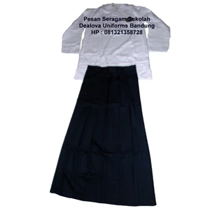 baju seragam sekolah muslim - long dress-1