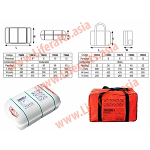 4 person canister iso liferaft - lalizas-1