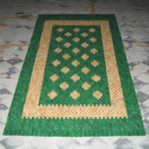 tikar karpet kayu 90051 hijau natural 150x210