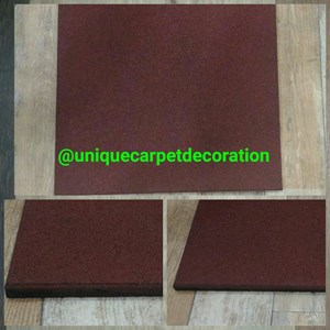 rubber gym mat merah-1