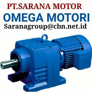 omega motori gearmotor gear reducer pt sarana teknik