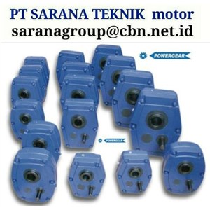 pt sarana teknik powergear shaft mounted gear reducer