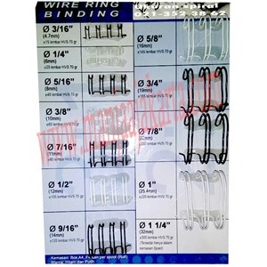 kawat spiral kalender meja 7/16