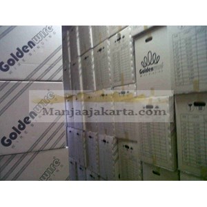 spiral kawat roll golden wire 1/ 4 putih