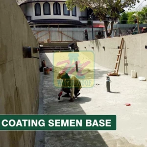 aplikasi waterproofing coating sement base