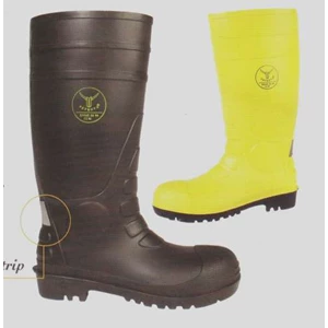 sepatu boot safety petrova kuning boots safety petrova yellow