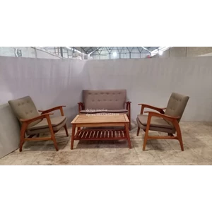 sofa set retro scadinavian - furniture, mebel jepara
