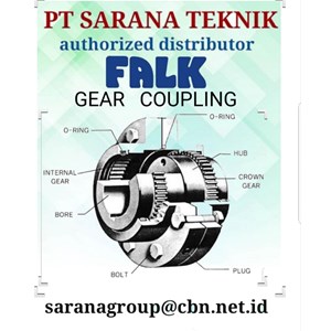 pt sarana teknik falk gear coupling 1025g20 1035g20 rexnord