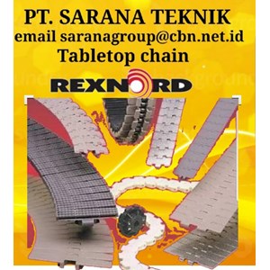 pt sarana teknik rexnord tabletop chain conveyor chain