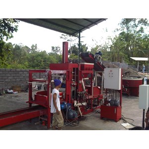 mesin press paving batako hidrolis support kekeran k500