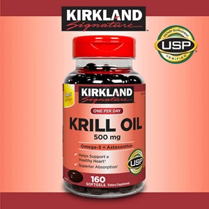 kirkland signature krill oil 500 mg., 160 softgels.-4
