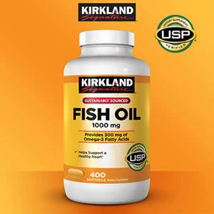 kirkland signature fish oil 1000mg., 400 softgels-5