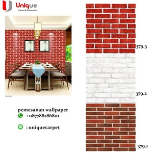 best seller motif / wallpaper dinding / wallpaper bata merah