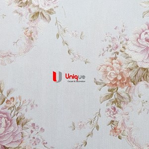 wallpaper kamar tidur/ terlaris motif bunga-1