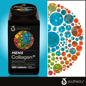 youtheory mens collagen advanced formula, 390 tablets.-2