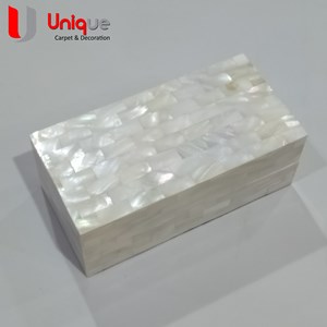 kotak perhiasan kerang silver 8x16 cm / kotak souvenir wanita-3