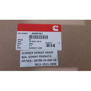 cummins 4089391 4376512 3801007 lower gasket under set kta19 qsk19-5