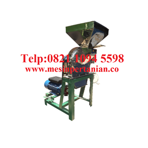 mesin penepung gula semut (disk mill) stainless steel - mesin penepung biji-bijian kapasitas mesin 180 kg / jam-1