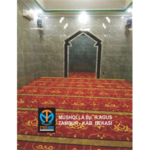 karpet masjid custom design (bisa pesan motif/warna/logo/tulisan/dll)-3