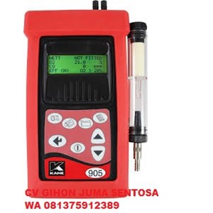 kane 905 combution flue gas analyzer (o2/co/no/no2)