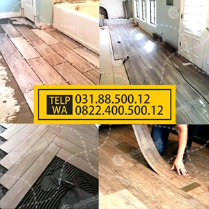 sewa dan jual flooring / split level pameran murah surabaya