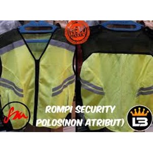 rompi security polos(non atribut)/rompi safety petugas keamanan polos