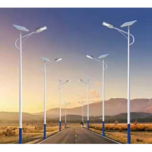 paket lampu jalan tenaga surya, two in one, all in one