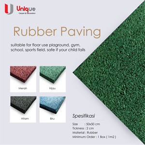rubber paving gym
