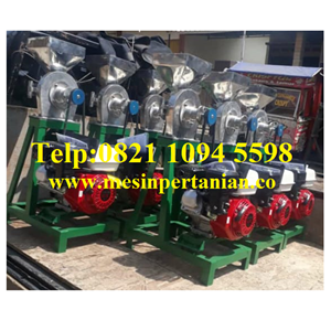 mesin penepung jagung (disk mill) stainless steel kapasitas mesin 650 kg / jam-1