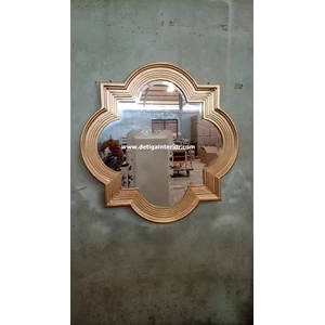 cermin warna emas zelisia kerajinan kayu-1